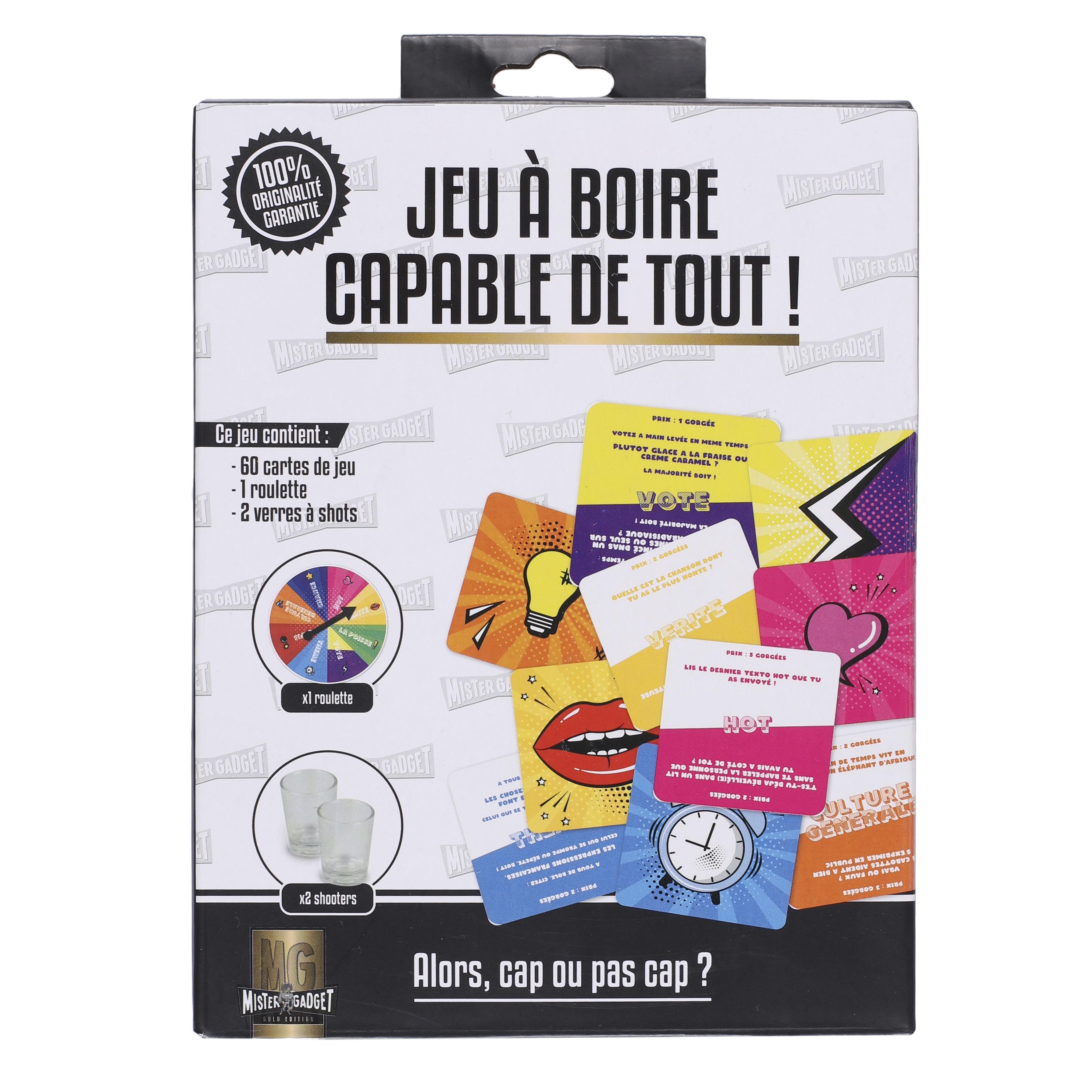JEU A BOIRE CAP OU PAS CAP