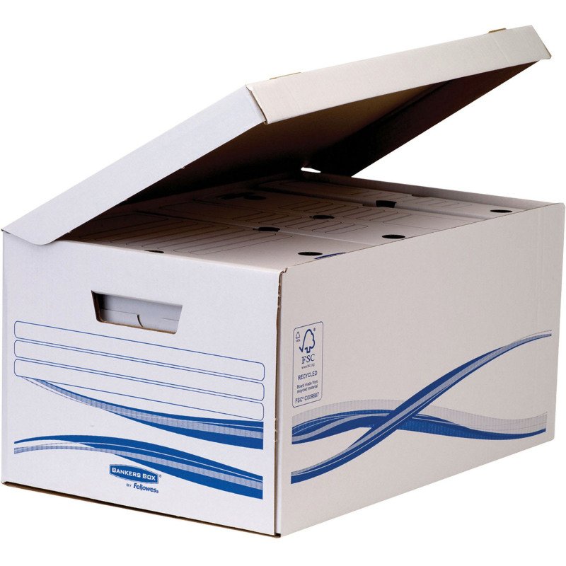 Caisse archives carton Bankers Box by Fellowes - H 28 x L 55,4 x P 35,6 cm