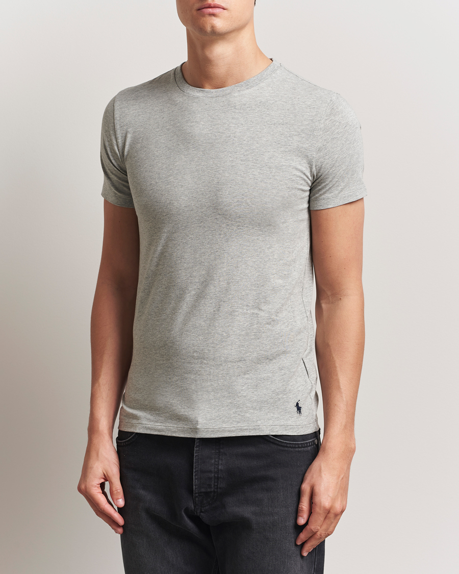 Polo Ralph Lauren 2-Pack Cotton Stretch T-Shirt Andover Heather