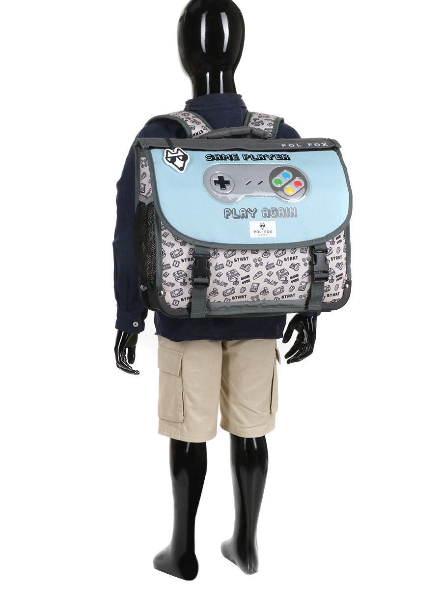 Cartable RÀversible Pol Fox Gamer 38 cm