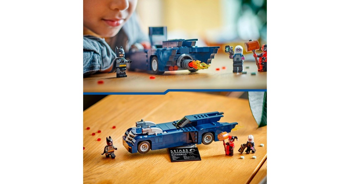 LEGOBatman - Batman met de Batmobile vs. Harley Quinn en Mr. Freeze Constructiespeelgoed  (76274)