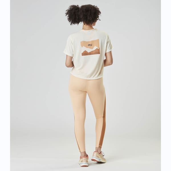 T-shirt PICTURE NOVITA TECH TEE W SMOKE WHITE