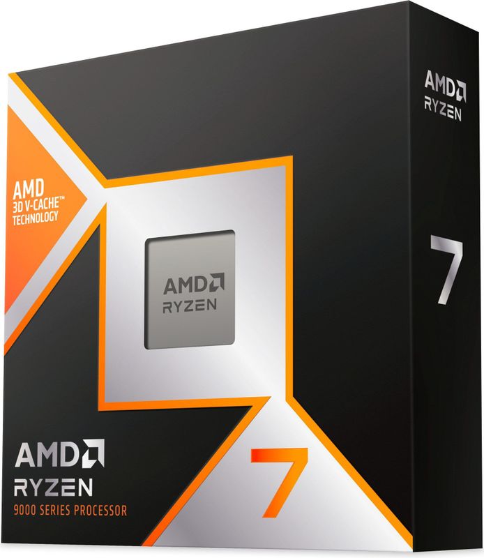 AMD Ryzen 7 9800X3D - Desktop Processor - 8 Core - 16 Threads - 4,7GHz/5,2GHz - Socket AM5