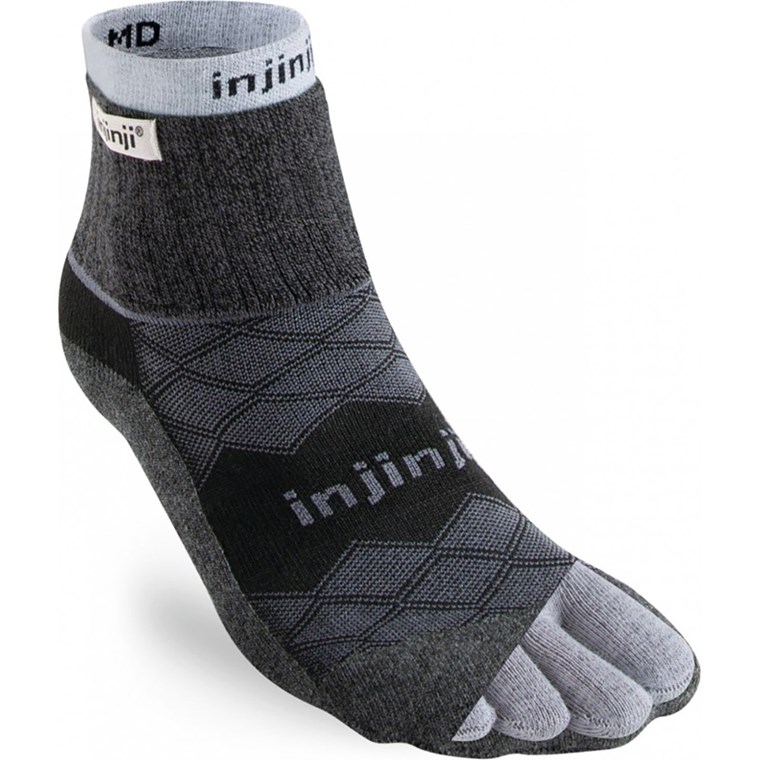 Injinji Men's Liner + Runner Black