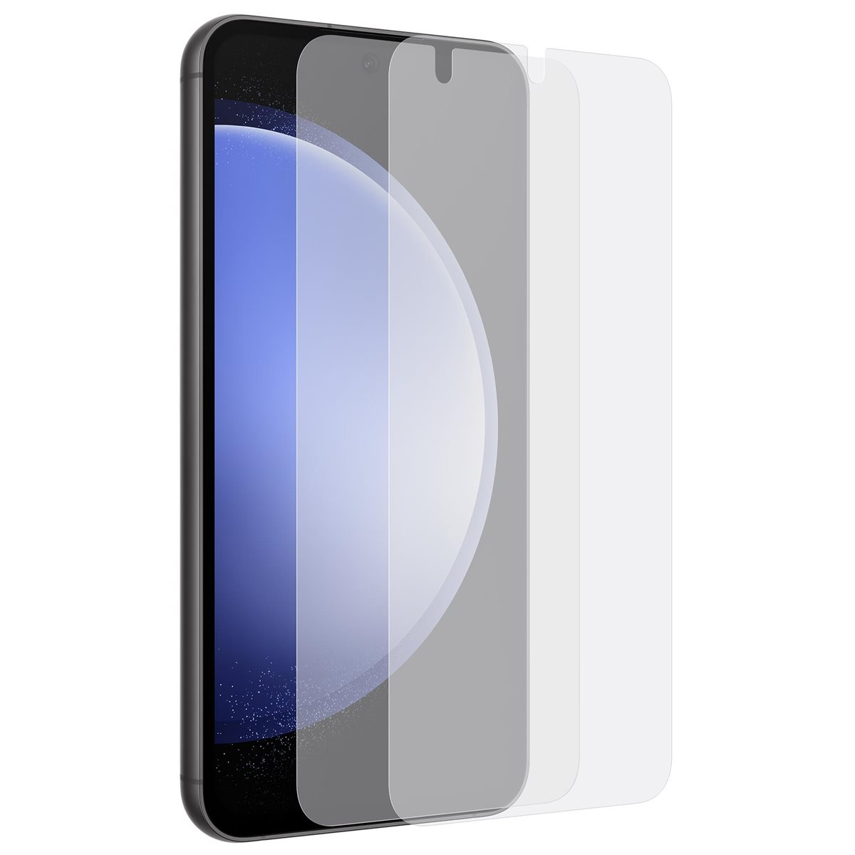 (2er Set) Samsung - Galaxy S23 FE Display Schutzfolie   Montagehilfe Case Friendly (EF-US711CTEGWW)
