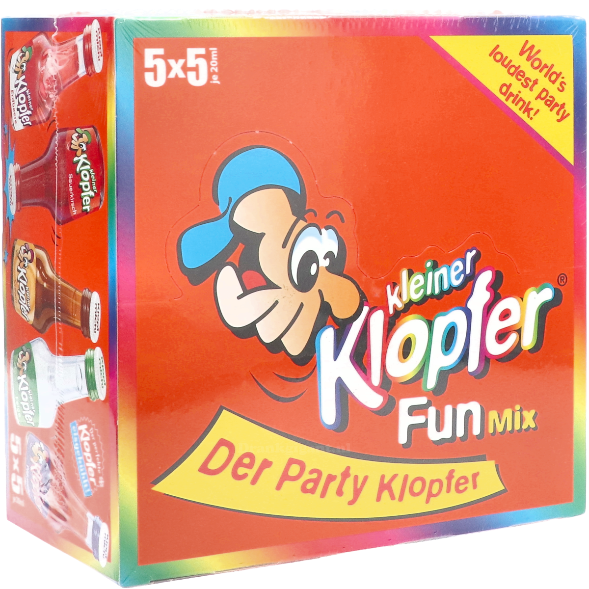 Kleiner Klopfer Fun Mix Box 25 Stuks 50 cl