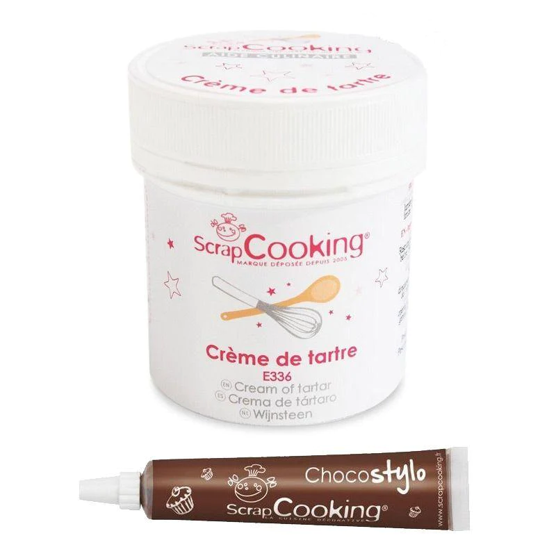Crème de tartre + Stylo chocolat Scrapcooking