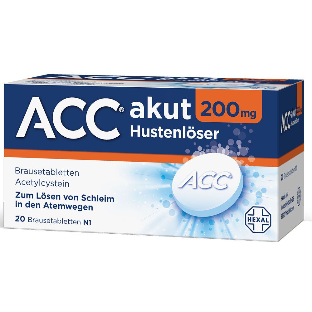 ACC® akut 200 mg Hustenlöser - Jetzt 20% Rabatt mit dem Code 