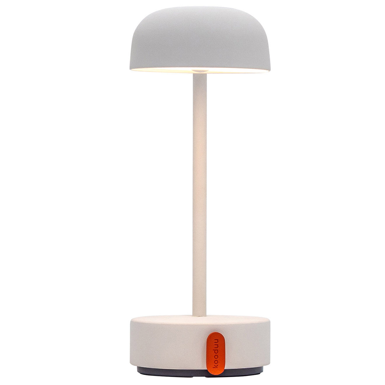Kooduu Lampe de table rechargeable Fokus blanche - 20x10x25 cm