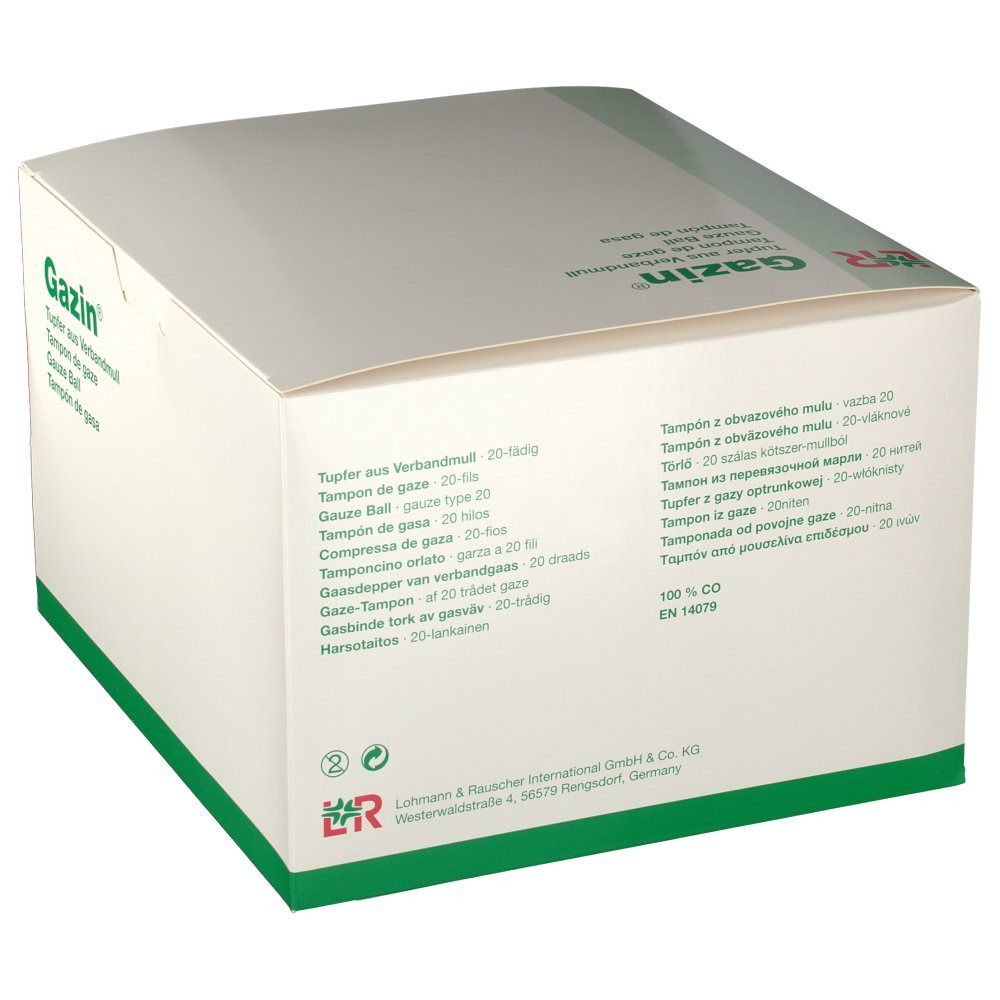 Gazin® Tupfer pflaumengroß 2 +2 steril