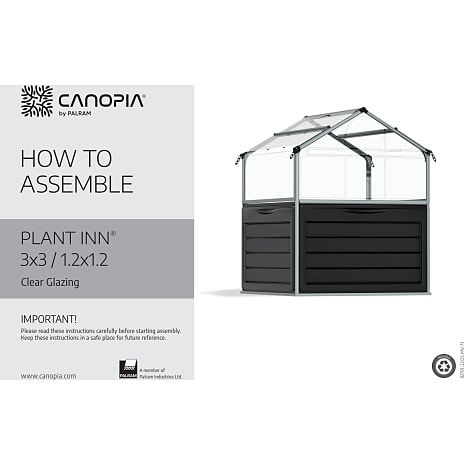 Palram - Canopia drivhus med opbevaring