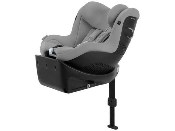 CYBEX Gold Reboarder Sirona Gi i-Size Plus Stone Grey Mitwachsender Kindersitz mit ergonomischer Liegefunktion für Kinder bis 4 Jahre