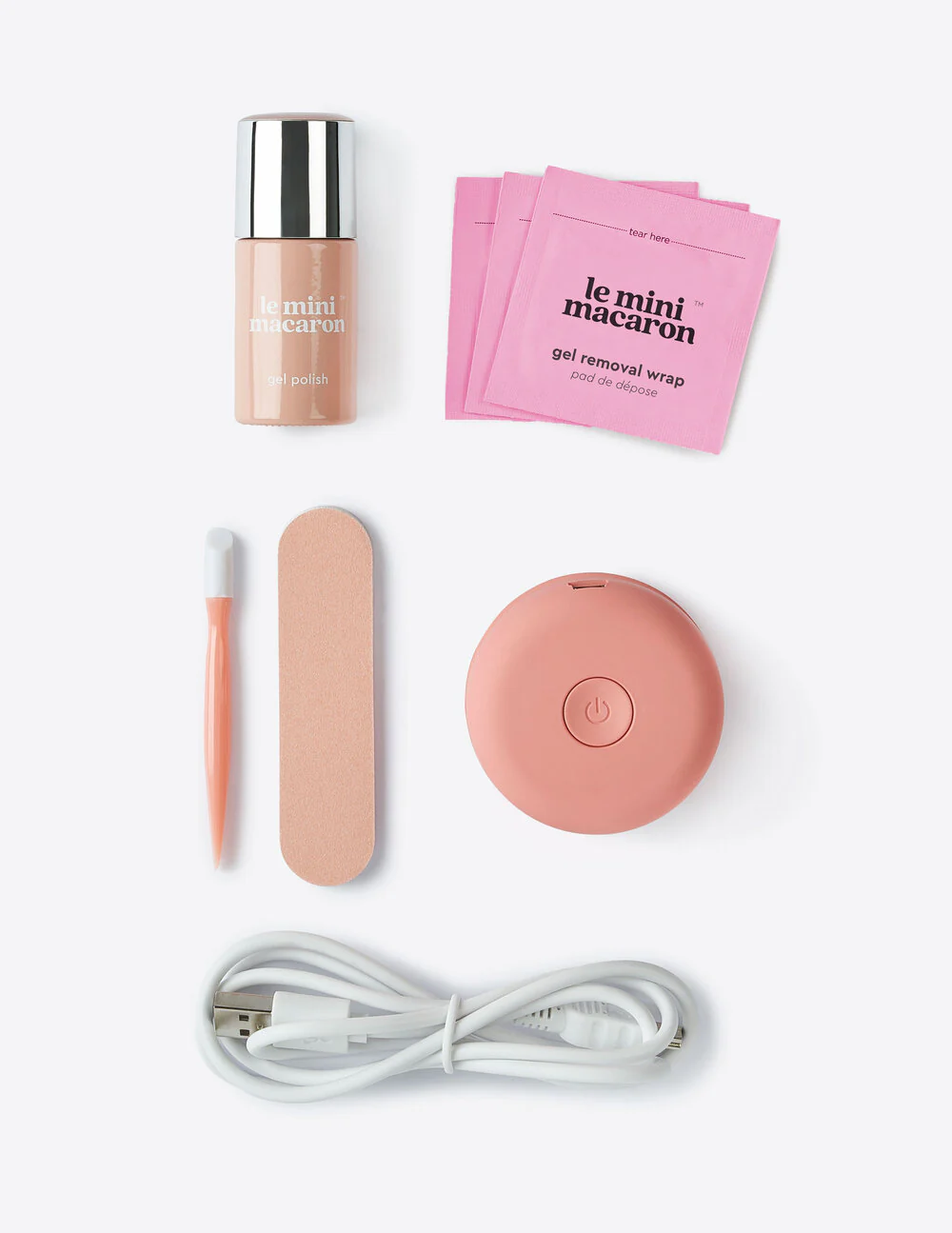 Le Mini Macaron  Gel Manicure Kit - Praline