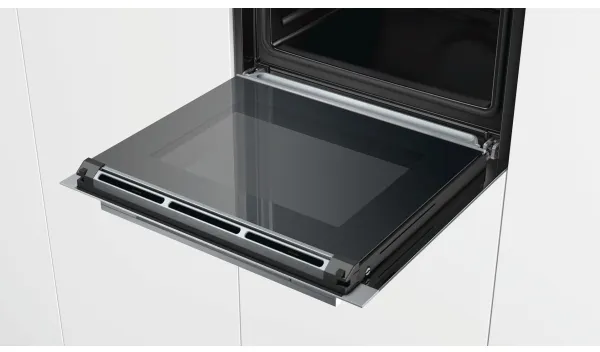 Siemens iQ700 HS658GXS1 - Ovn - med dampfunktion - til indbygning - niche - bredde: 56 cm - dybde: 55 cm - højde: 58.5 cm - med selv-rengøring - Klasse A  - rustfrit stål