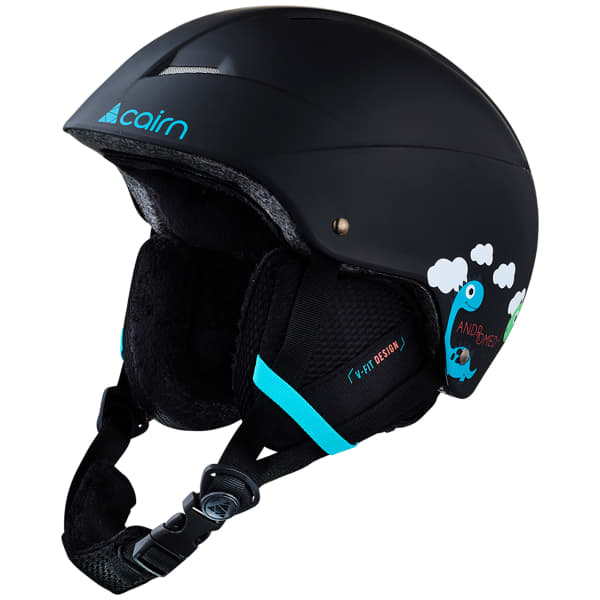 Casque de ski CAIRN ANDROMED J BLACK DINOSAUR