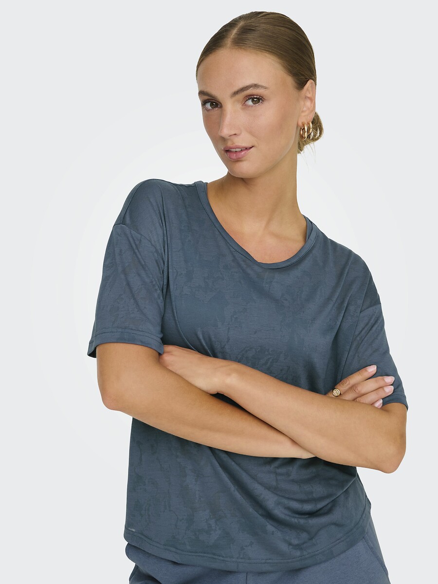 ONLY PLAY<br>Camiseta Aub-Bia com estampa e corte solto