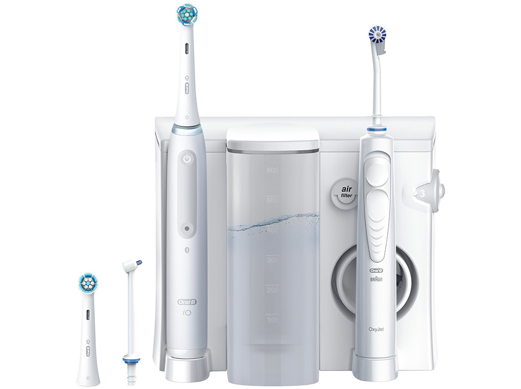 CENTRO DENTÁRIO ORAL-B IRRIGADOR OXYJET   ESCOVA ELÉTRICA IO4