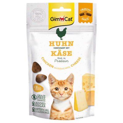 GimCat Crunchy Snack Huhn & Käse 50g