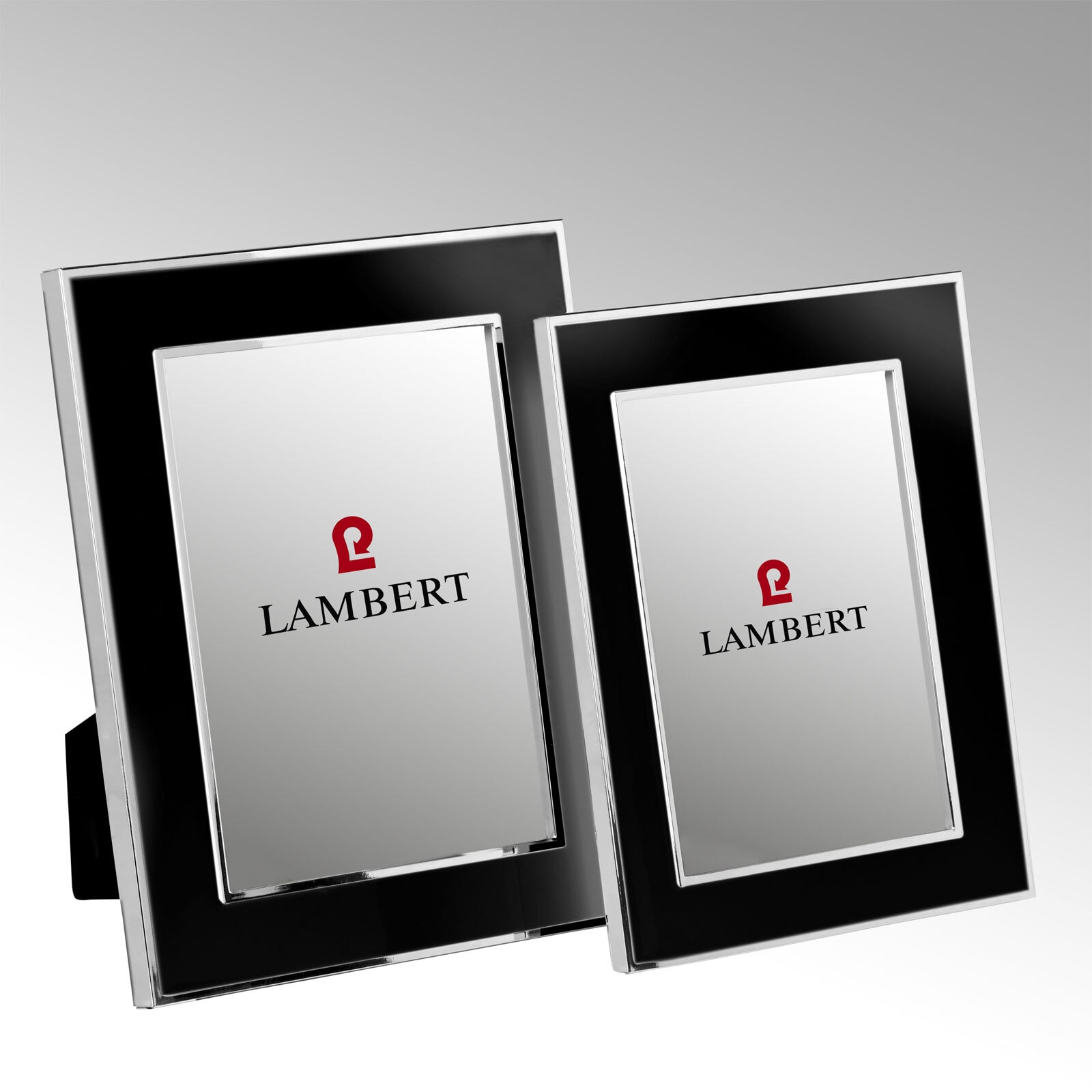 LAMBERT Bilderrahmen PORTLAND 10 x 15 cm silberfarbig /schwarz