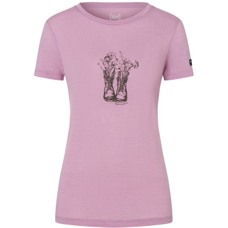 Super.Natural Damen Flower Boots T-Shirt