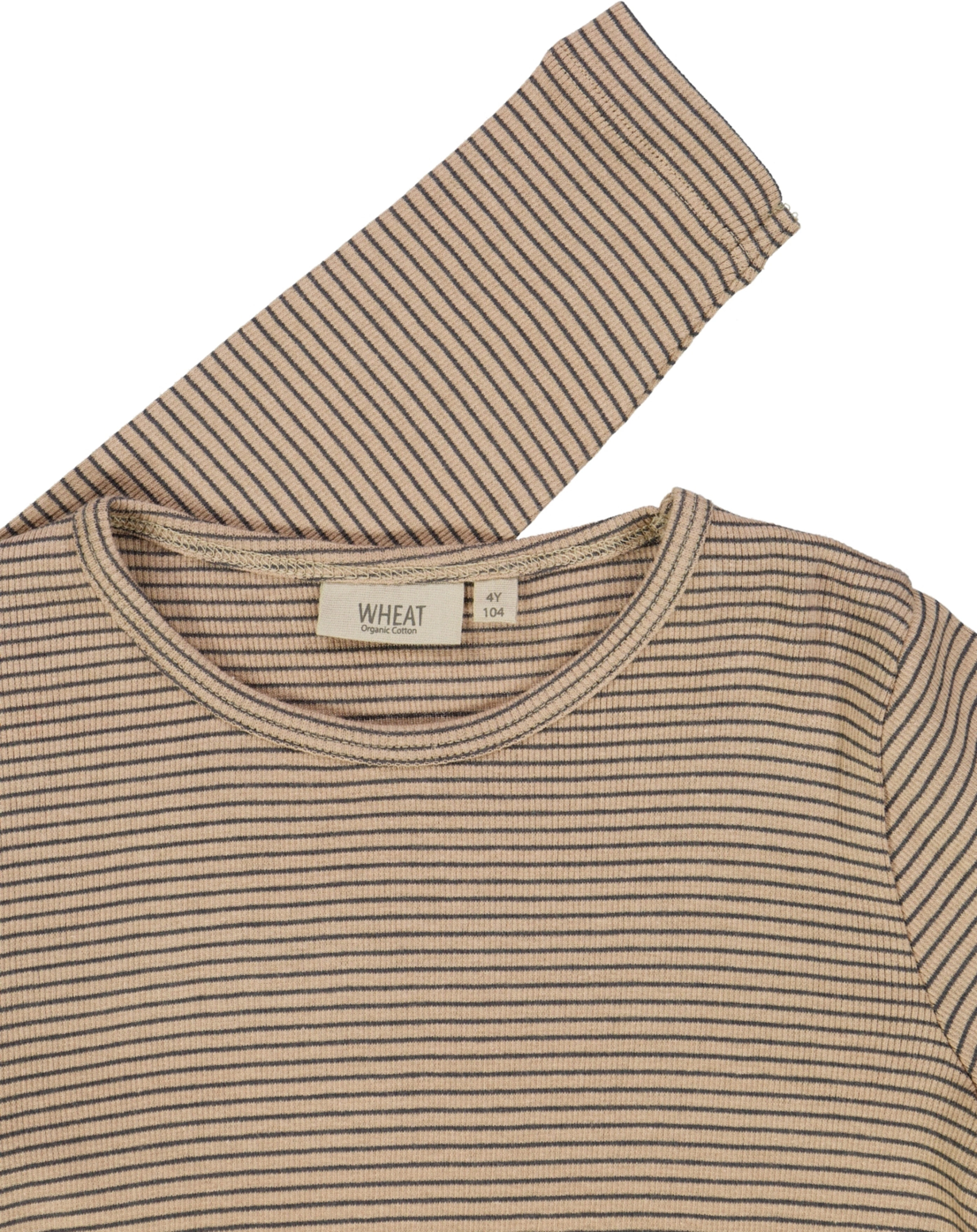 Langarmshirt NOR STRIPE in affogato