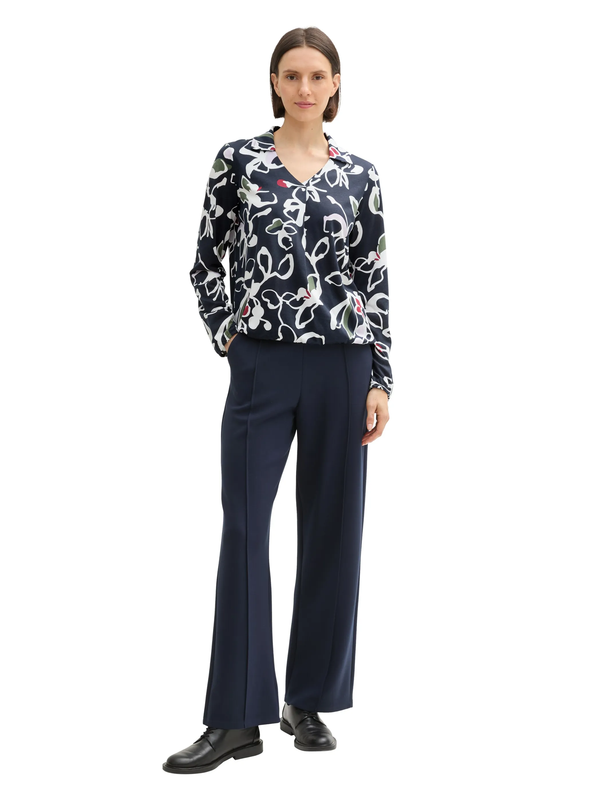 Damen Schlupfshirt mit Alloverprint