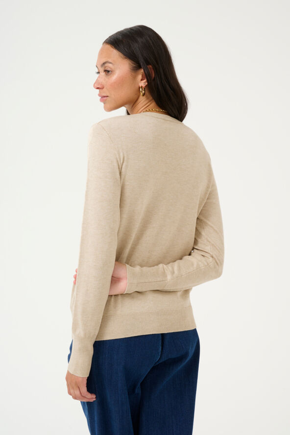 Kaffe KAlizza Knit Pullover Feather gray melange