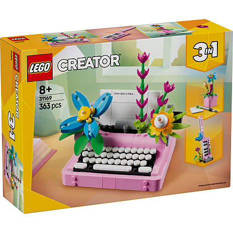 LEGO Creator 3-i-1 Skrivemaskine med blomster 31169