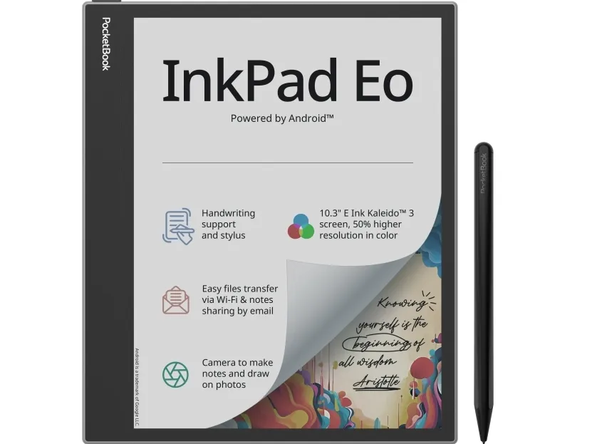 PocketBook InkPad EO - eBook læser - Android 11 - 64 GB - 10.3