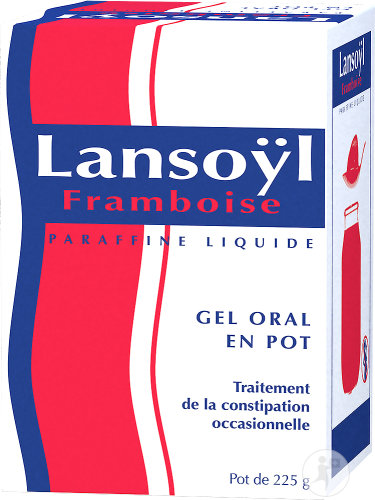 Lansoÿl Framboise Constipation Occasionnelle Gel Oral À La Paraffine Liquide Pot 225g