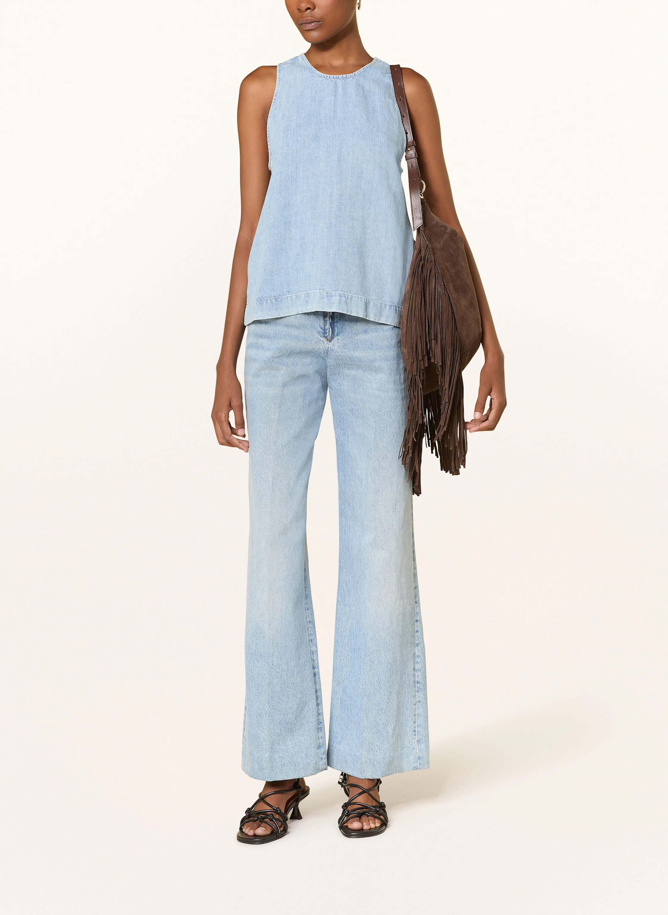 7 for all mankind Top mit Leinen