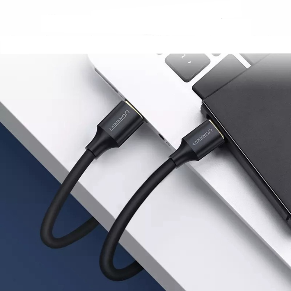 (3m) USB A auf Mini USB Ladekabel Datenkabel - Schwarz