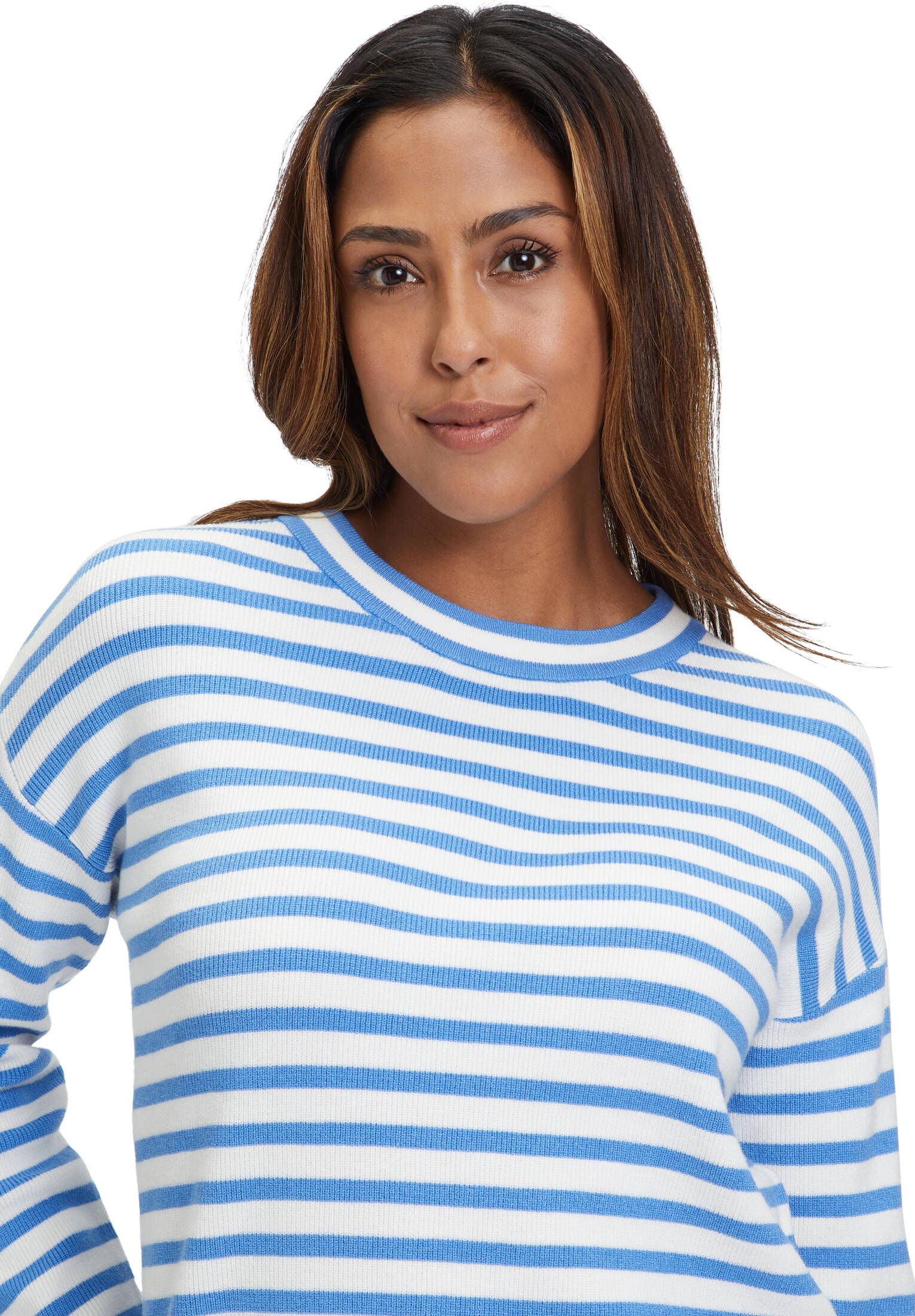 Betty & Co| Damen Strickpullover mit Rundhalsausschnitt