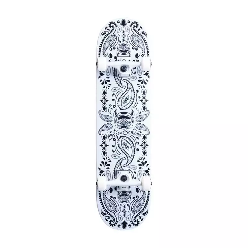 Skate SPEED DEMONS Bandana Blanc 8.0