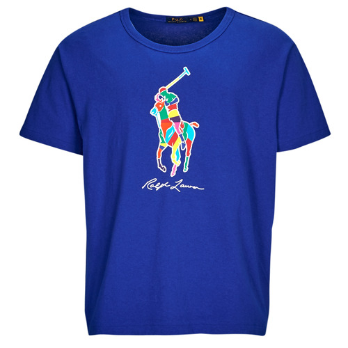 Polo Ralph Lauren - TSHIRT MANCHES COURTES BIG POLO PLAYER Azul / Royal / Zafiro / Estrella