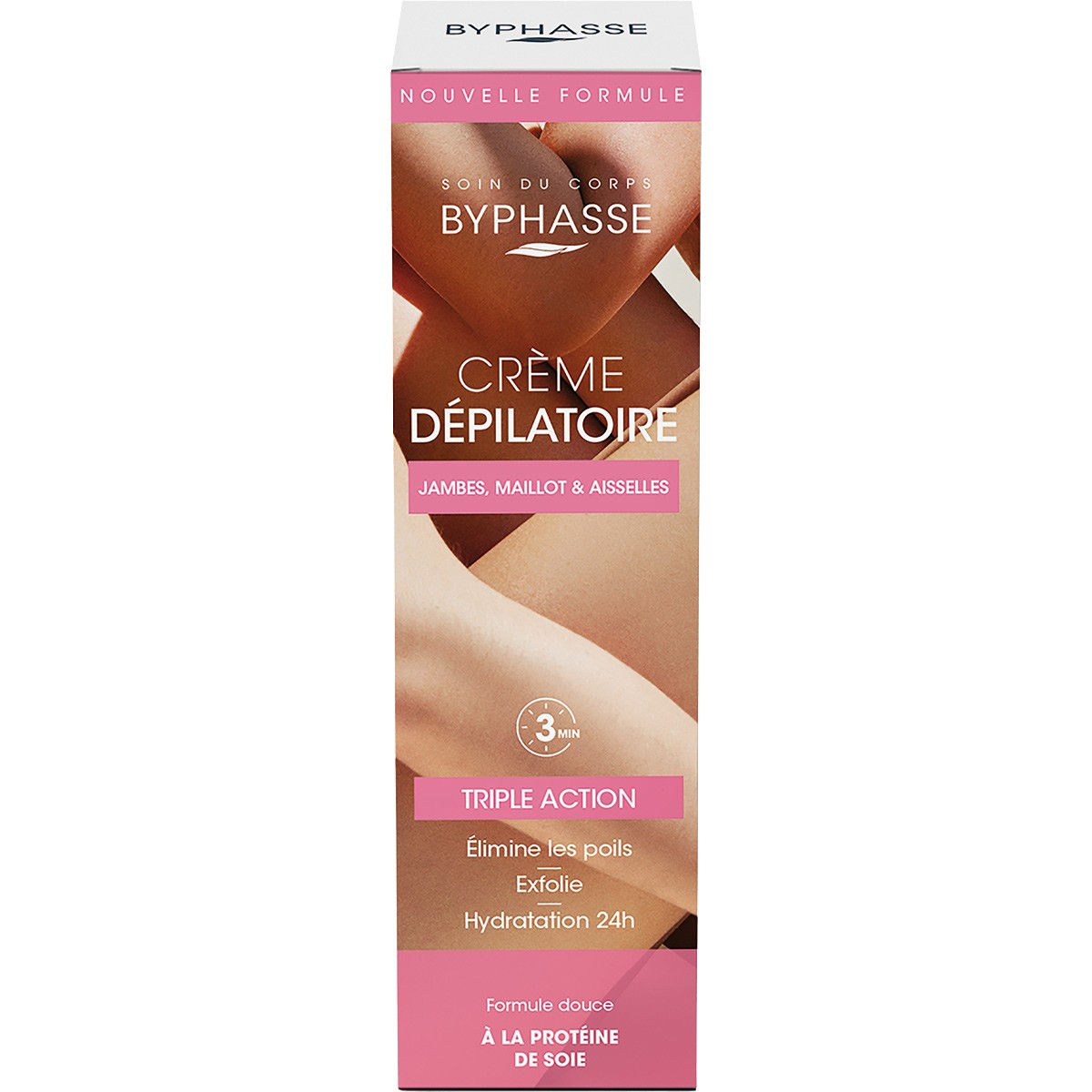Crèmes dépilatoire - Protéines de soie - Corps - 3 x 125 ml
