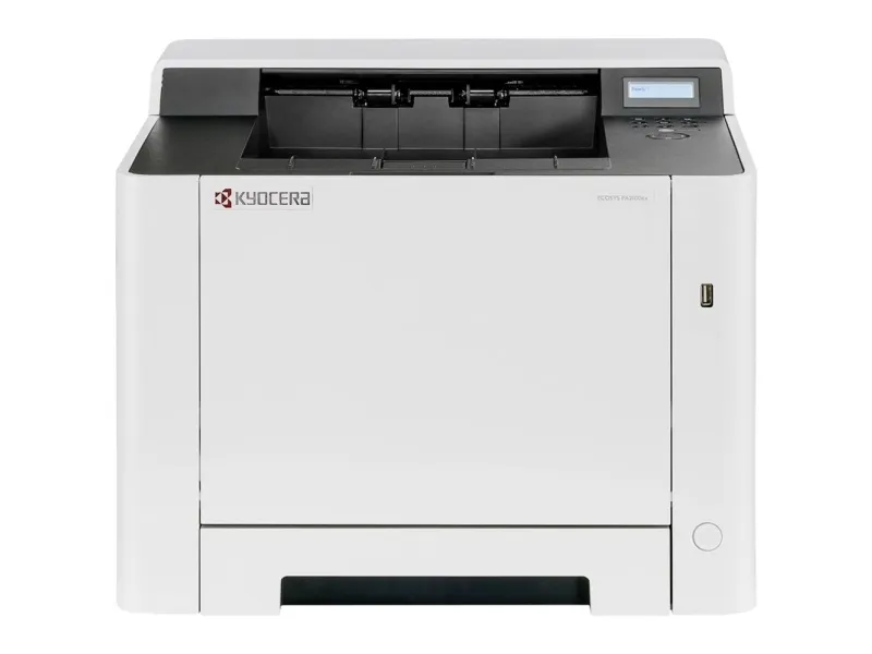 Kyocera ECOSYS PA2100cx - Printer - farve - Duplex - laser - A4/Legal - 9600 x 600 dpi - op til 21 spm (mono) / op til 21 spm (farve) - kapacitet: 300 ark - USB 2.0, USB vært, Gigabit LAN