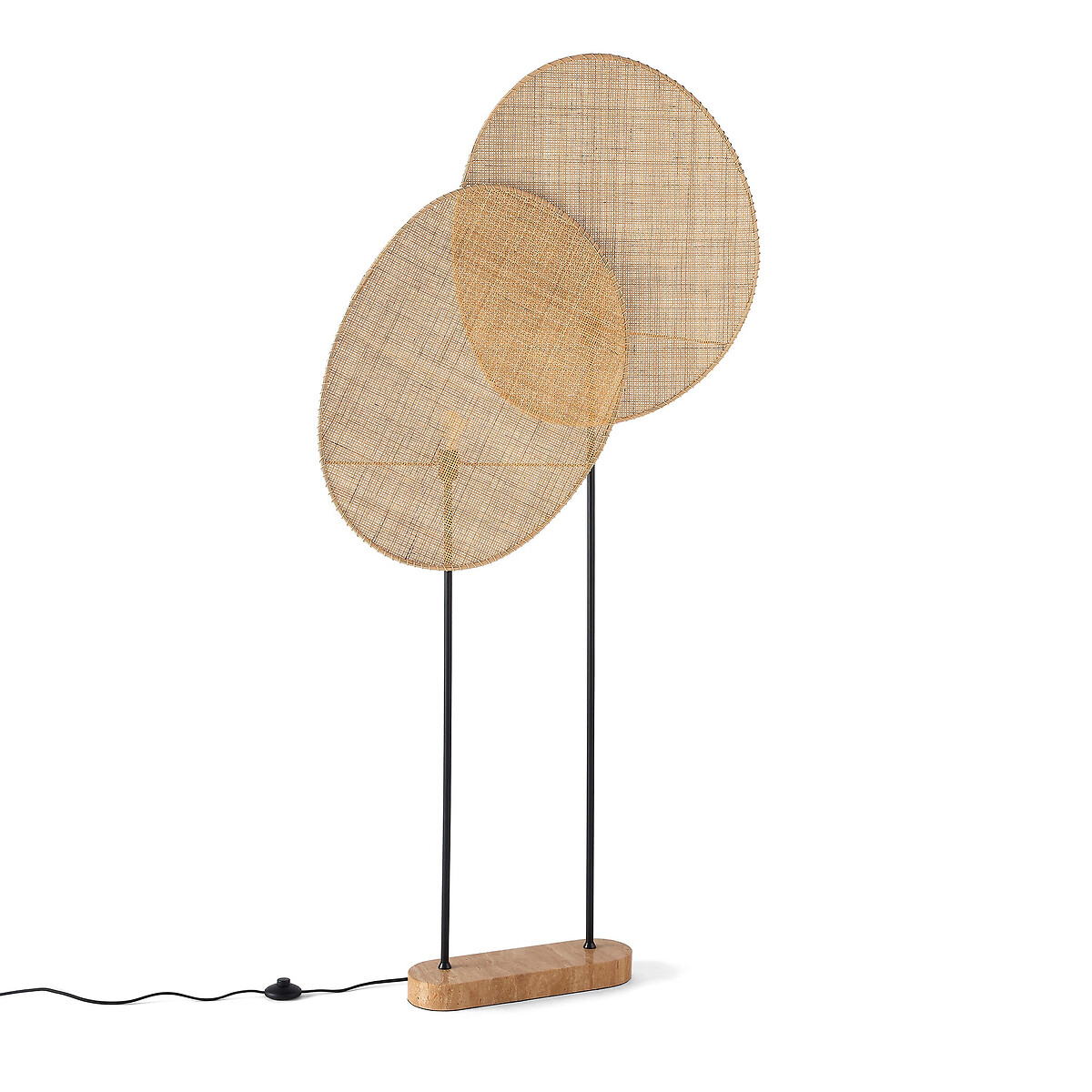 AM.PM<br>Candeeiro de pé em rattan, design E. Gallina, Canopée