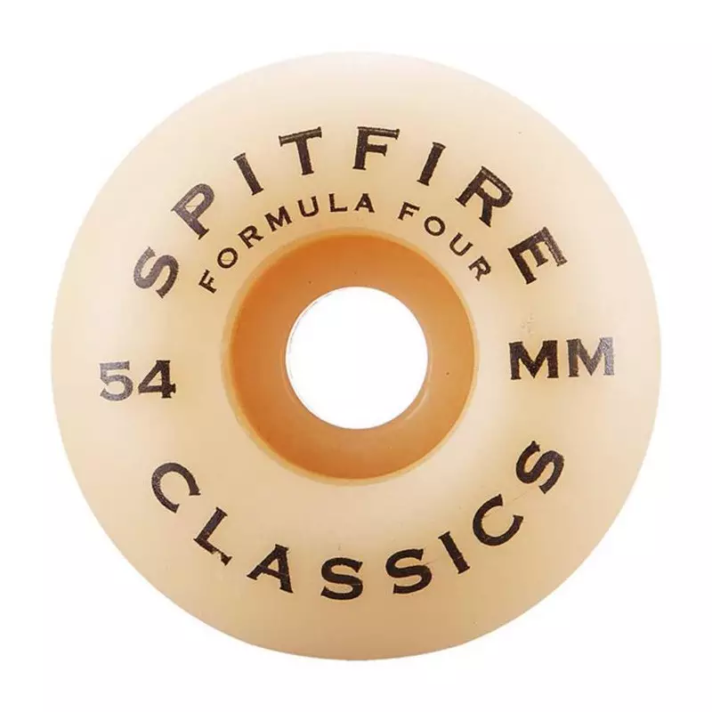 Roues skate SPITFIRE (x4) F4 Classic Blanc 97D 54mm