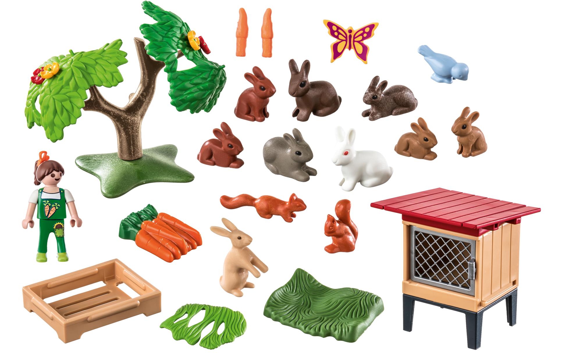 Country Kaninchenstall 71252Bauernhof-Spielset