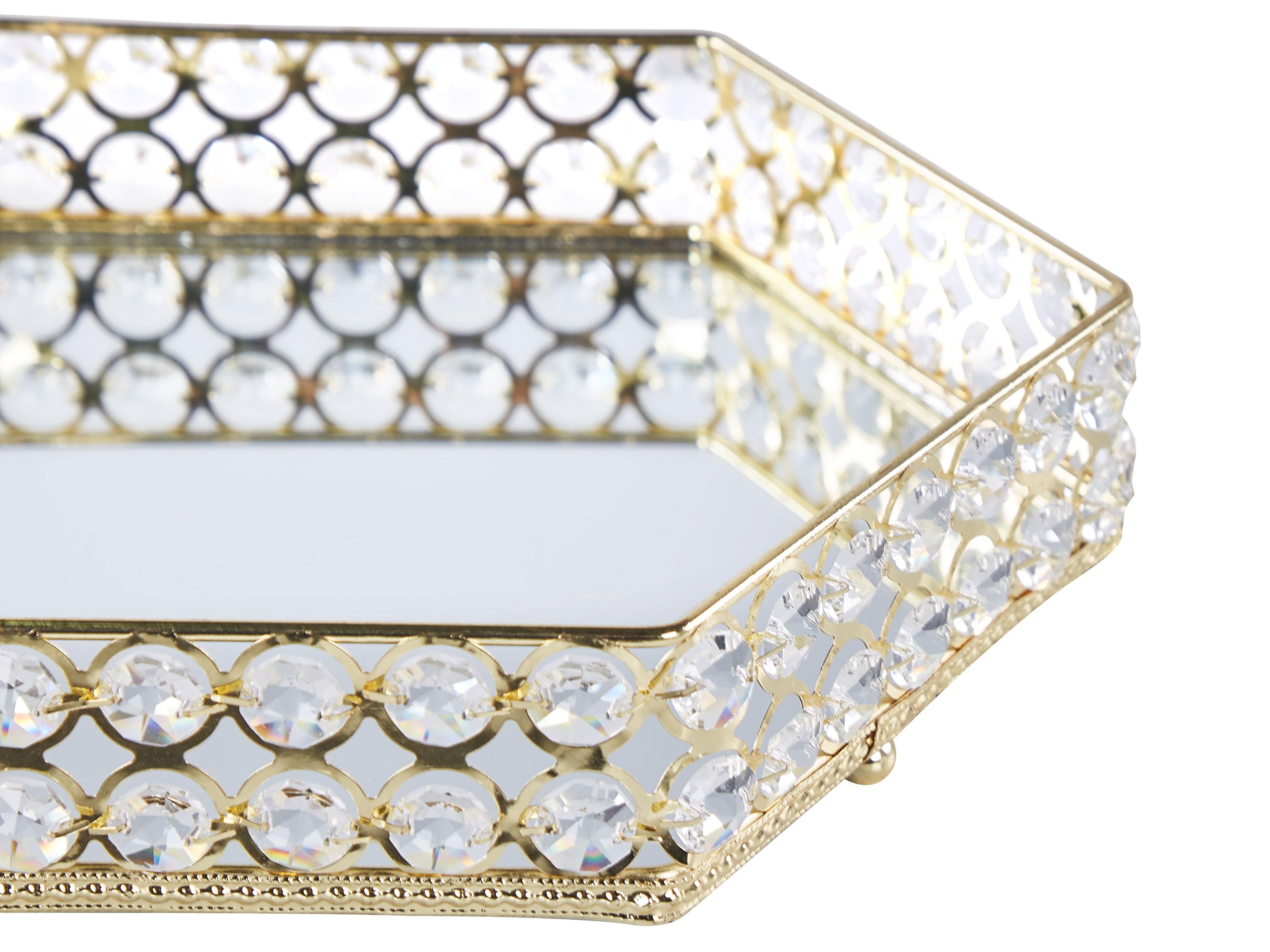Decoratief dienblad VATAN Glas Goud