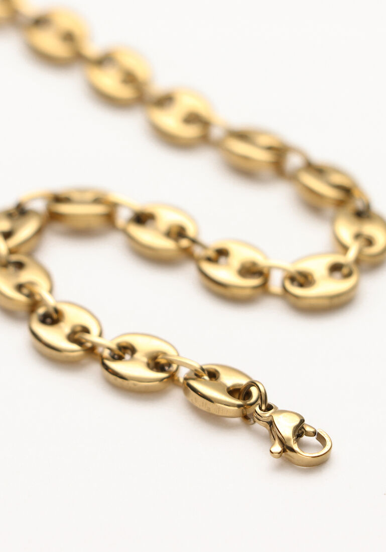 NOTRE-V gouden notre-v ketting ketting schakel #5