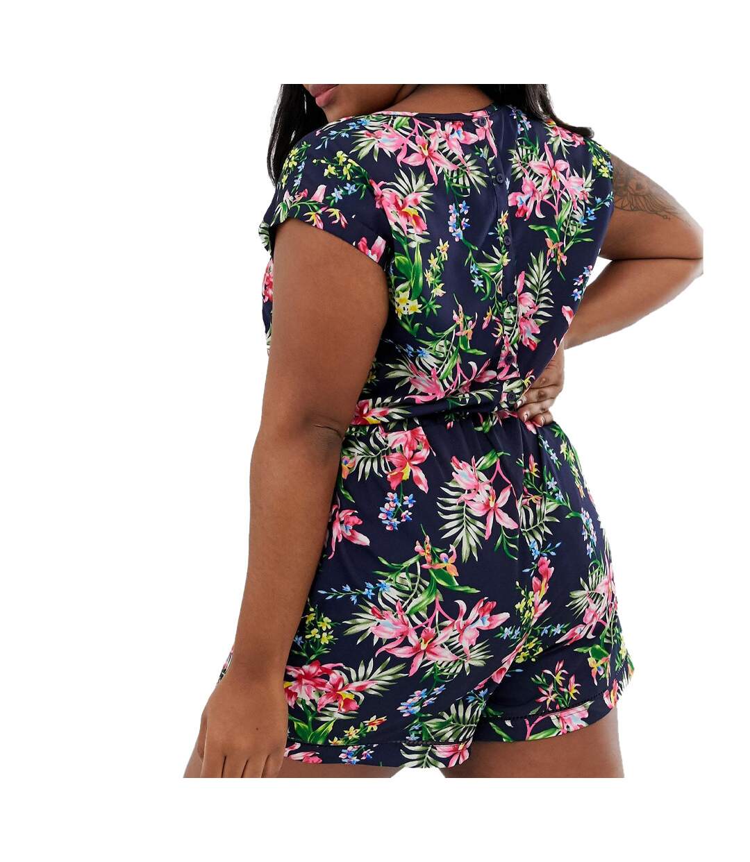Combinaison Marine à fleurs Femme Brave Soul
