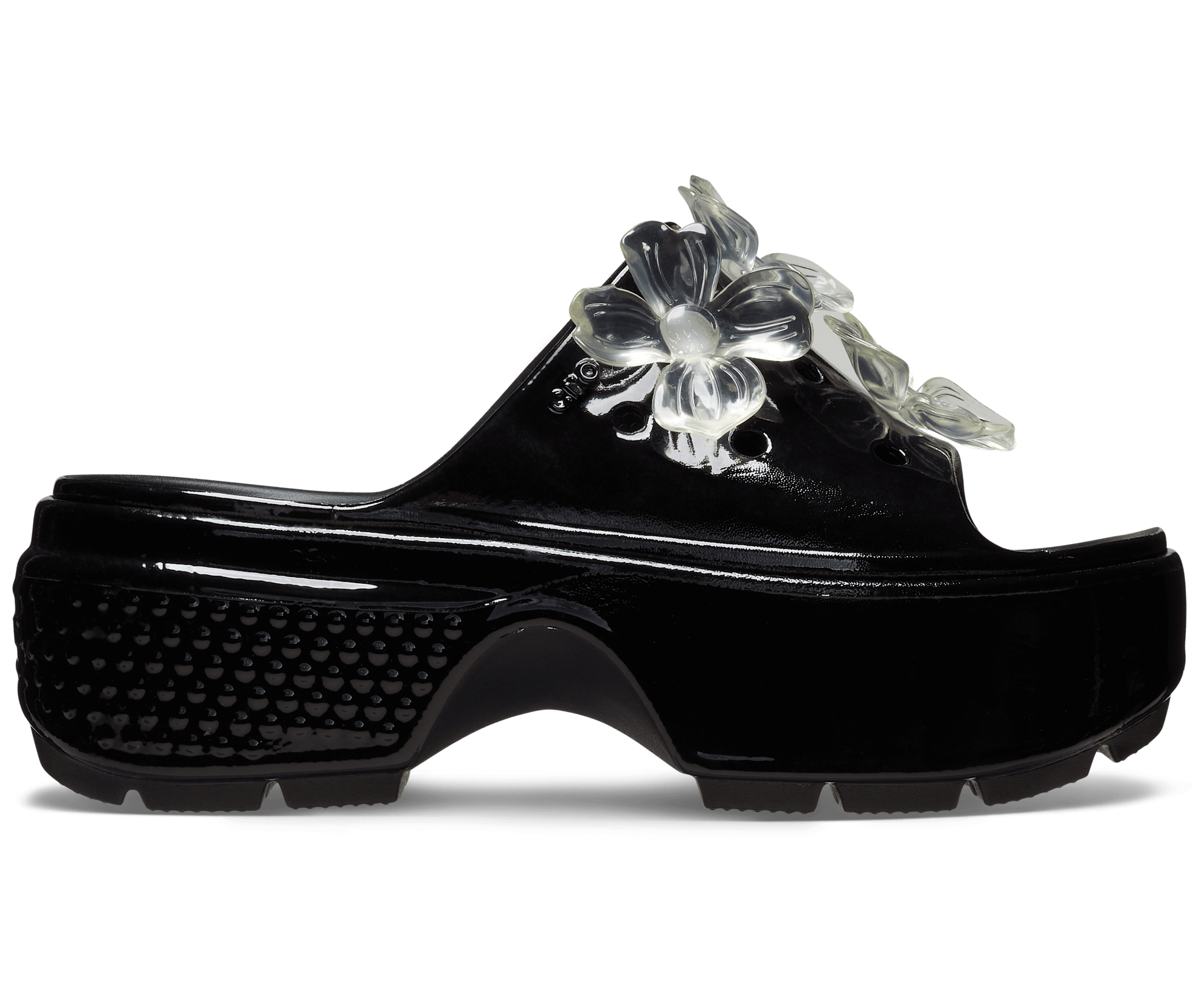 Stomp Hyper Floral High Shine Slide