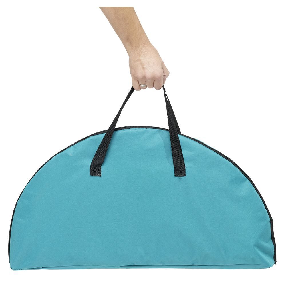 Table de camping pliable avec 4 porte-gobelets Ø70xH.60 cm