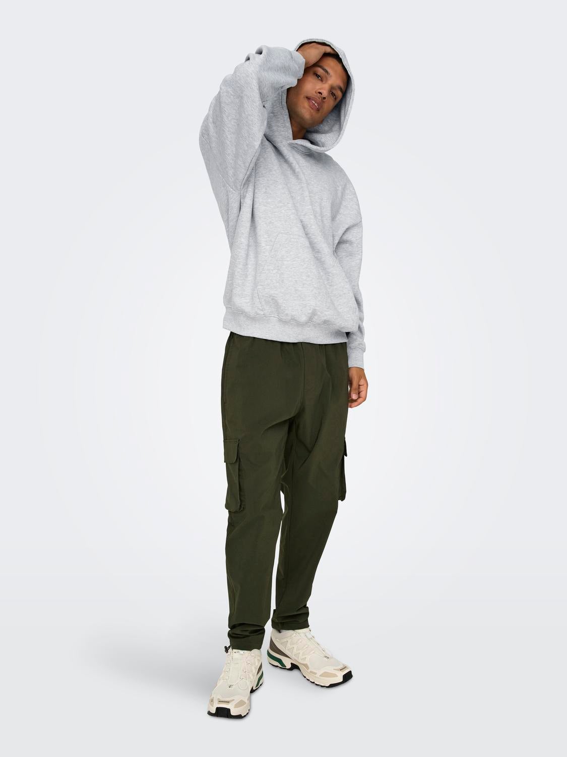 ONSTURNER Sweatshirt Light Grey Melange