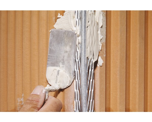 CATNIC binnenpleisterprofiel, gegalvaniseerd staal, voor pleisterdikte 12 mm, 1500 x 34 x 34 mm