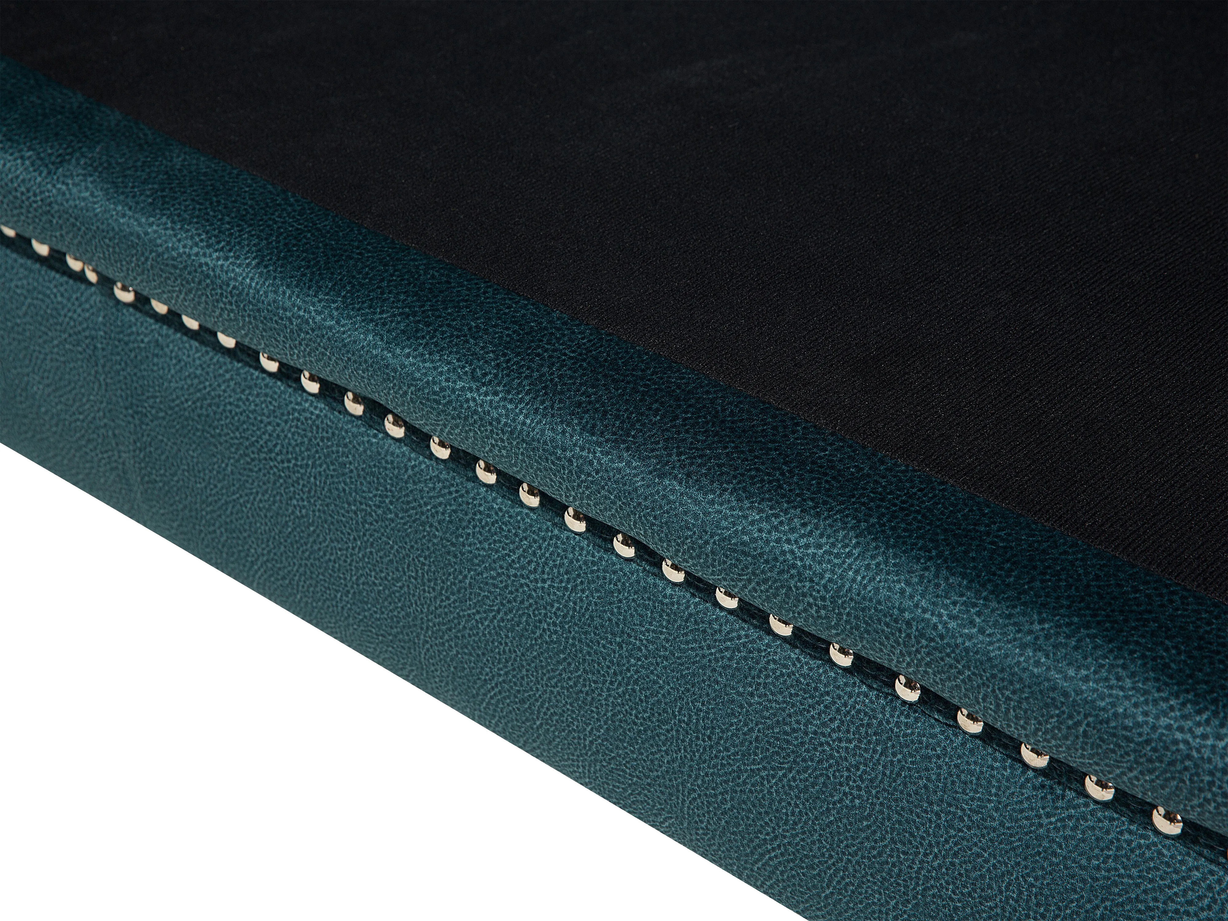 Bankenset 5-zits GAULA Fluweel Groenblauw