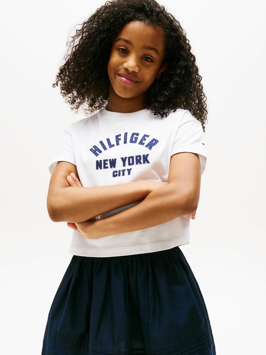 TOMMY HILFIGER<br>Camiseta de manga curta, 10-16 anos