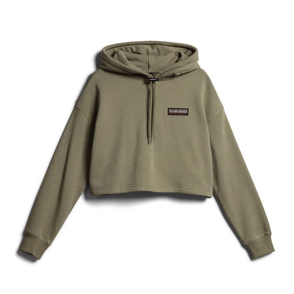 Napapijri B-HOCKEY H CROP - Sweat Femme green lichen